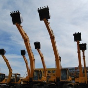 湖北武漢打拔樁機、加長臂挖掘機出租